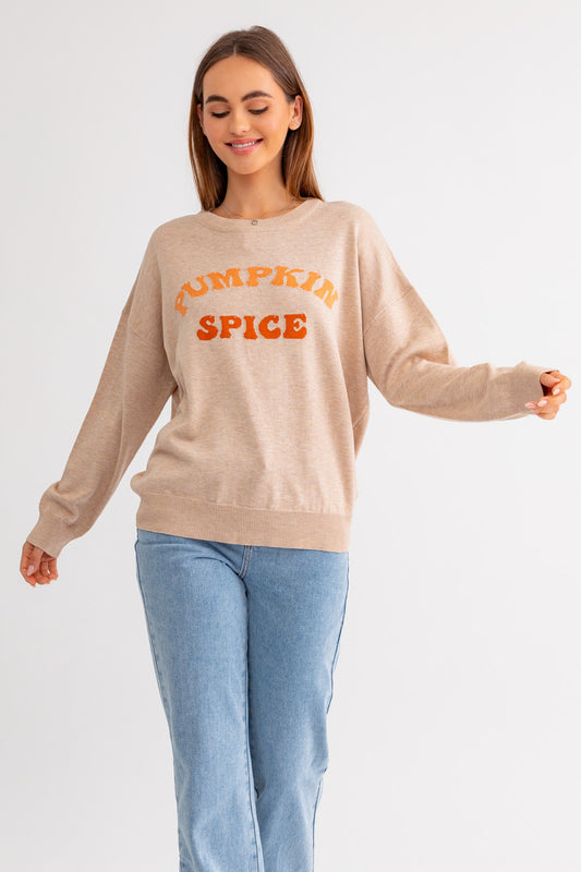 PUMPKIN SPICE FALL SWEATER